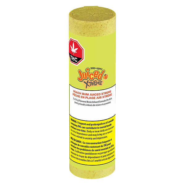 Good Supply Juiced - Juiced Xtreme Peach Bum Resin Infused Pre-Roll