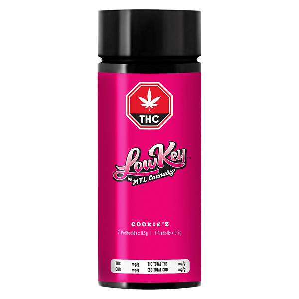 LowKey by MTL Cannabis - Cookie'z Pre Roll