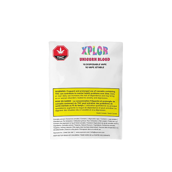 XPLOR - Unicorn Blood Disposable Vape