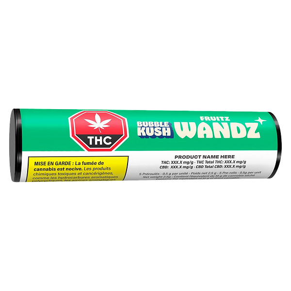 Bubble Kush Wandz* Fruitz - Dragonfruit Hibiscus Infused Pre Roll