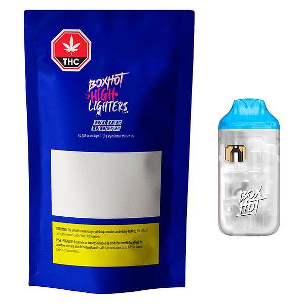 BOXHOT Highlighters - Blue Daze All-in-One Vape image 4