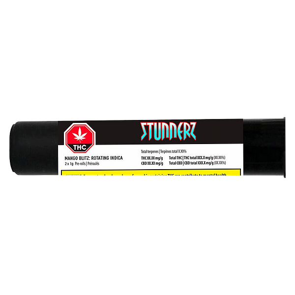 Stunnerz - Mango Blitz: Rotating Indica Pre-Roll