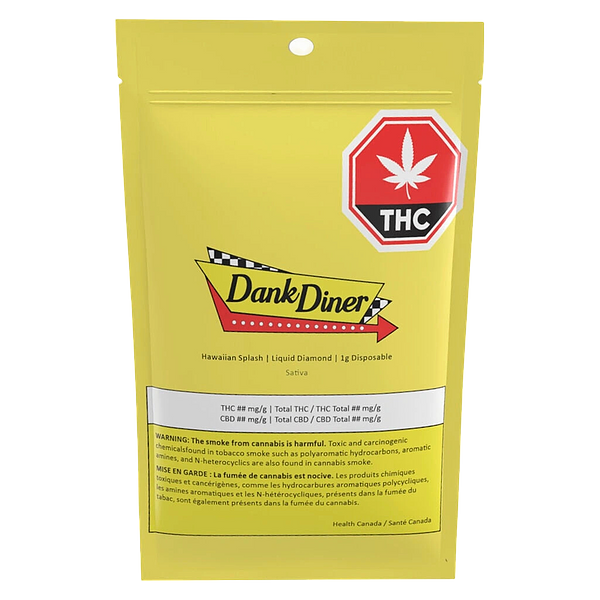 Dank Diner - Hawaiian Splash Liquid Diamond Disposable Vape
