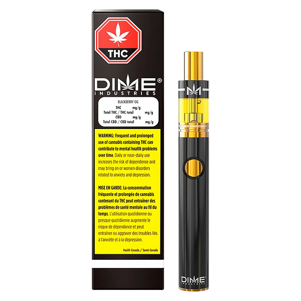 Dime Industries - Blackberry Og - Liquid Diamond Disposable Vape