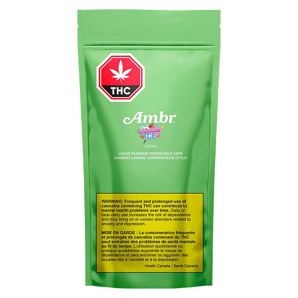 AMBR - Sativa Tropical Ice Liquid Diamond Disposable Vape