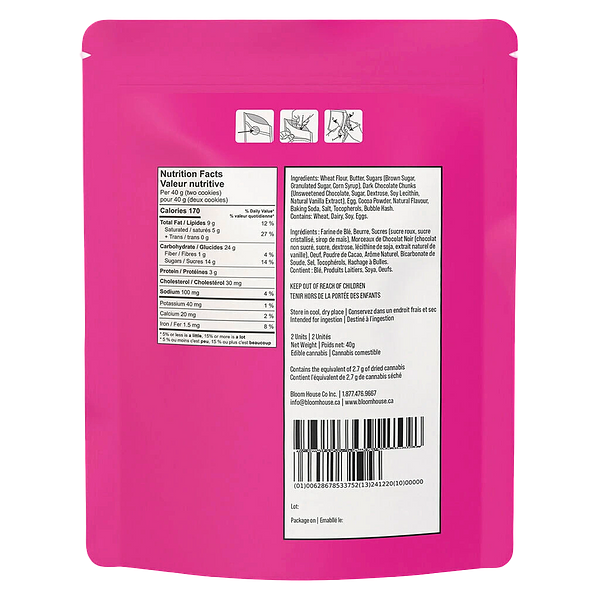 Baked Babes - Bubble Hash Double Chocolate Chip Cookie