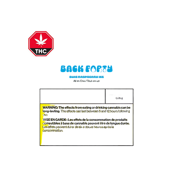 Back Forty - Blue Raspberry Ice All-in-One Vape