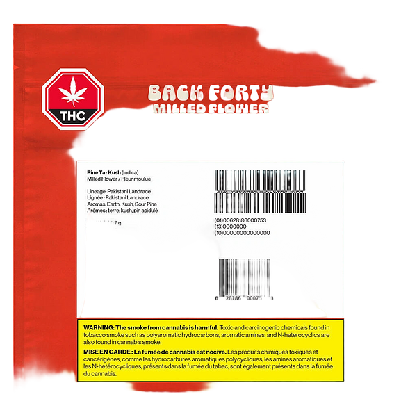 Back Forty - Pine Tar Kush Milled Flower