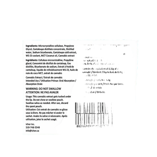 Deckies - Summer Melon - 10 Thc Pouches