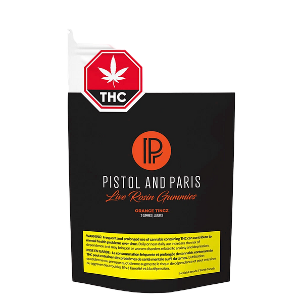 Pistol and Paris - Orange Tingz Live Rosin Gummies