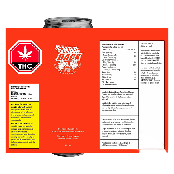 Snap Back - Rosin-Infused Strawberry Vanilla Cream