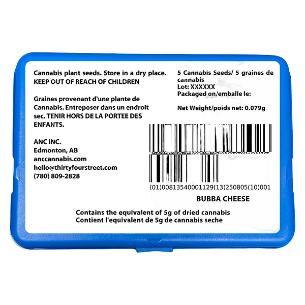 34 Street Seed Co. - Bubba Cheese