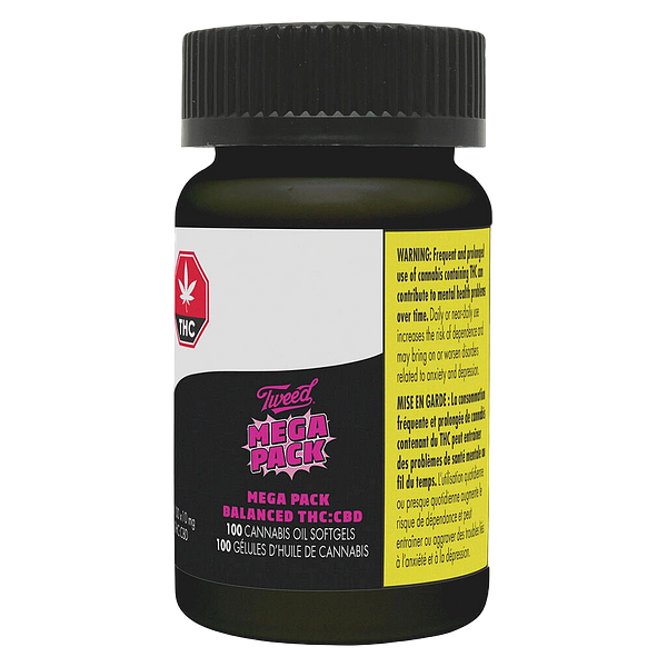 Tweed - Mega Packs Balanced THC:CBD 1:1