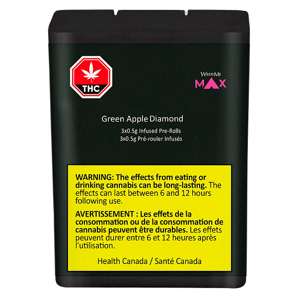 Weed Me Max - Liquid Diamond Green Apple Infused Pre Roll
