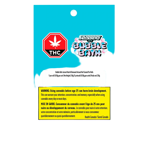 Sluggers - Bubble Bath Juiced Hash & Diam Infused Kief Coated Pre-Roll