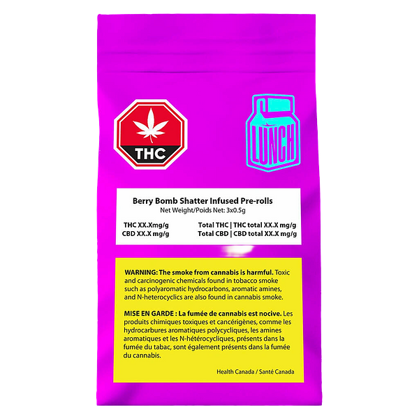 Lunch - Berry Bomb Shatter Infused Pre-Roll