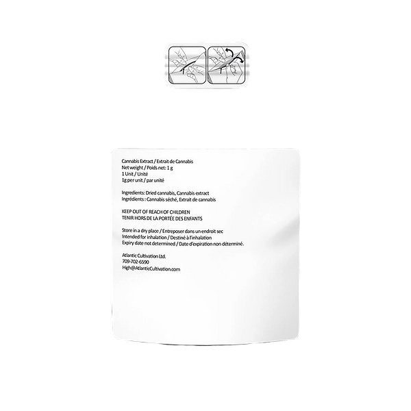 3rd Coast Genetics - The Dark Side Glass Tip Pre-Roll Diamond Infused