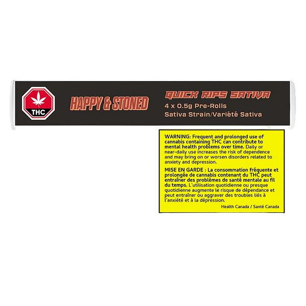 Happy & Stoned - Quick Rips Sativa Pre-Roll