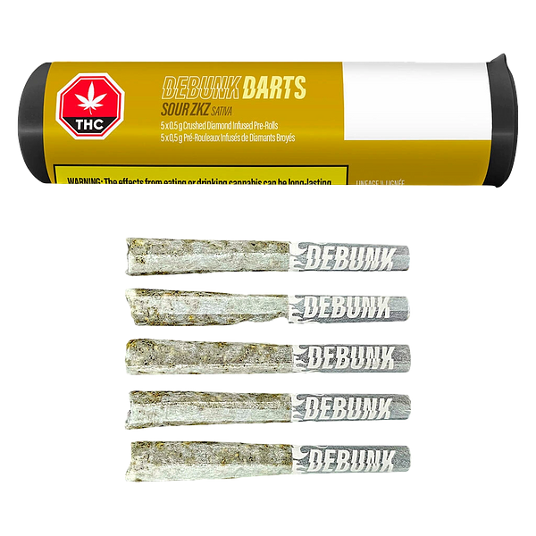 DEBUNK - Darts: Sour Zkz Diamond Infused Pre Roll