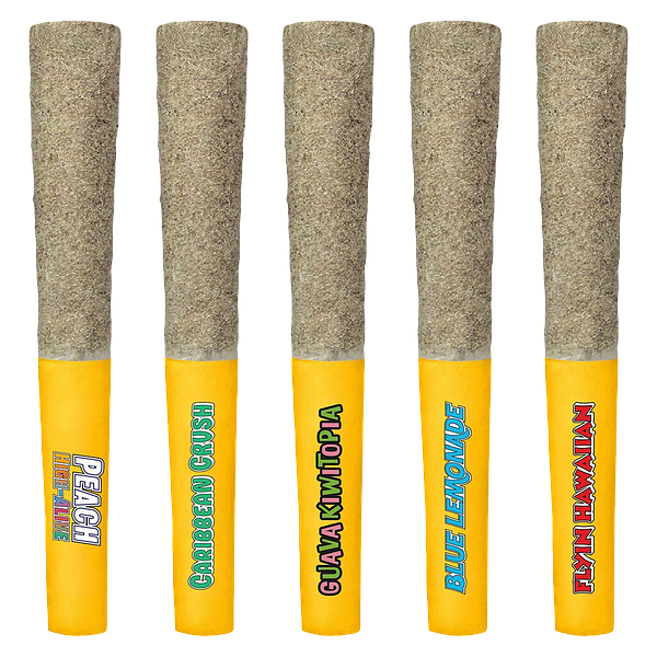 Trippy Sips - Fruit Punch 5 - Liquid Diamond Double Infused Pre Roll