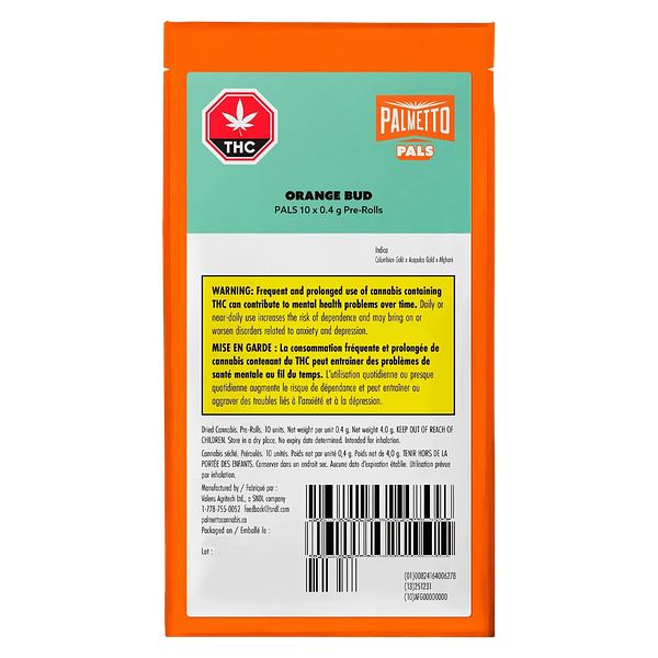 Palmetto - Orange Bud Pals Pre Roll