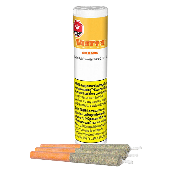 Tasty's - Orange Diamond Infused Pre-Roll