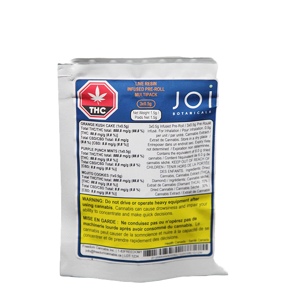 Joi Botanicals - Live Resin Infused Multipack Pre Roll