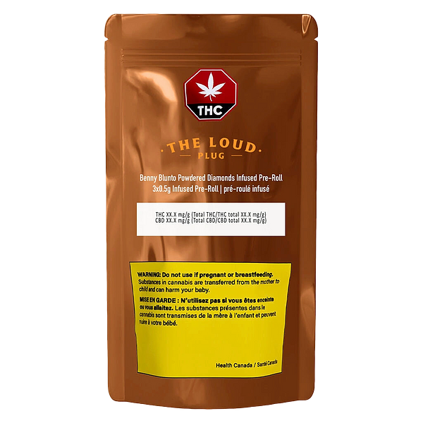 The Loud Plug - Benny Blunto Powdered Diamonds Infused Pre Roll