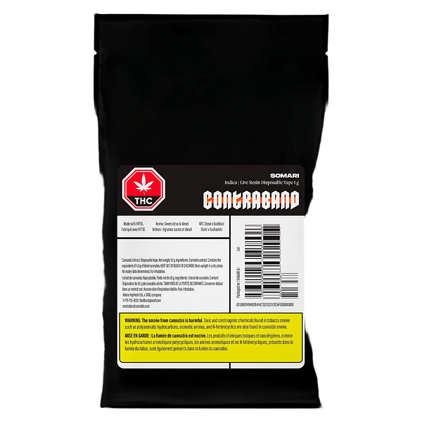 Contraband - Somari Live Resin Disposable Vape