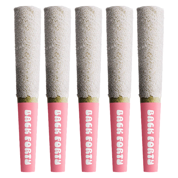 Back Forty - Frosted Icicles Infused Pre Roll - Strawberry Pink