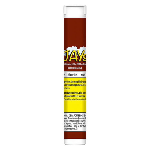 JAYS - High Potency 92+ 510 Thread Cartridge Root Rush