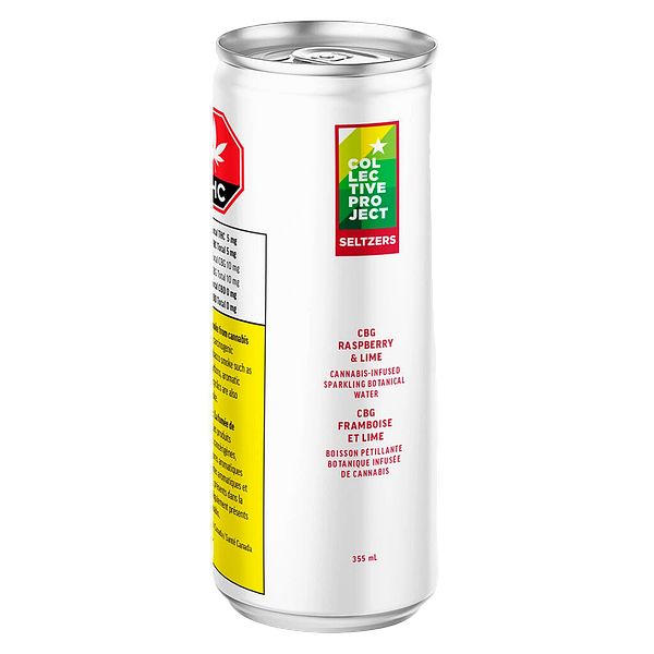 Collective Project - Raspberry & Lime CBG Sparkling Botanical Water