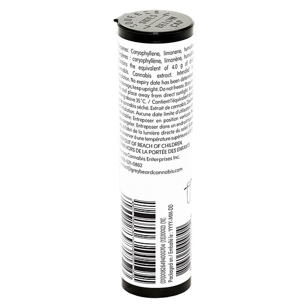 Greybeard - Afghani Sunrise Pure Live Resin 510 Thread Cartridge