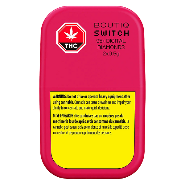 Boutiq - Switch 95+ Digital Diamonds Strawberry Jam/french Toast AIO Disposable Vape