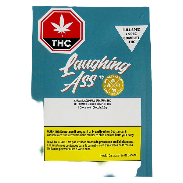 Laughing Ass - Caramel Gold Full Spectrum THC Chocolate