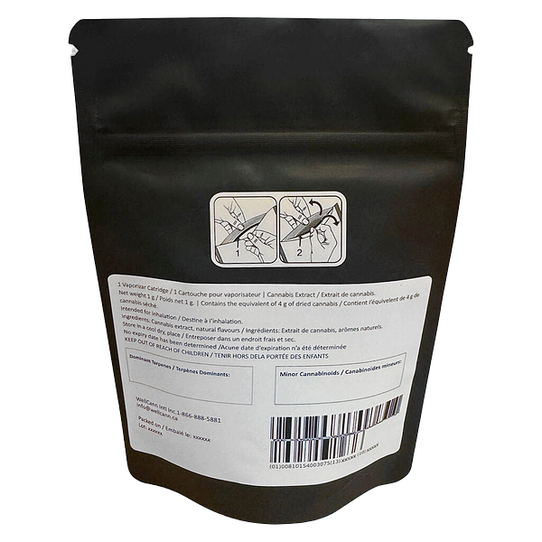 Fume by Dom Jackson - Gas Tank: Single Strain Cold Cure Resin 510 Thread Cartridge