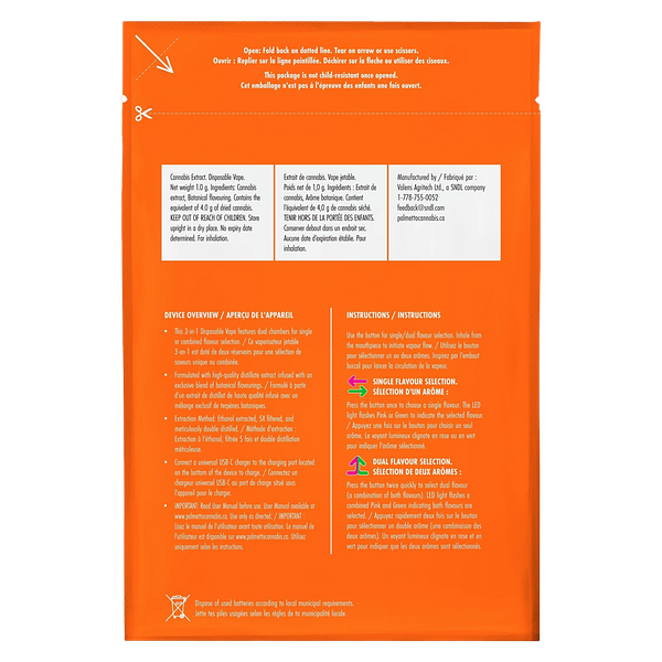 Palmetto - Banana & Pineapple Coco 3-in-1 Disposable Vape