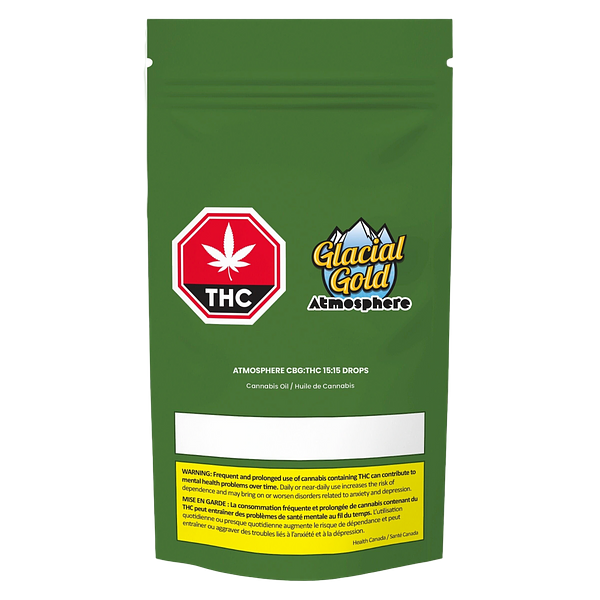 Glacial Gold - Atmosphere Cbg:Thc 15:15 Oil Drops