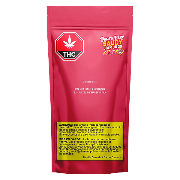 Papa's Herb - Lit Lychee Saucy Diamond Disposable Pen