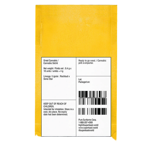 Super Toast - Rockstar Slims Pre Roll