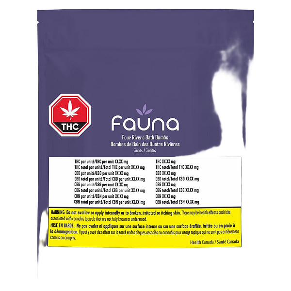Fauna - Four Rivers Bath Bombs With CBD CBG CBN And THC