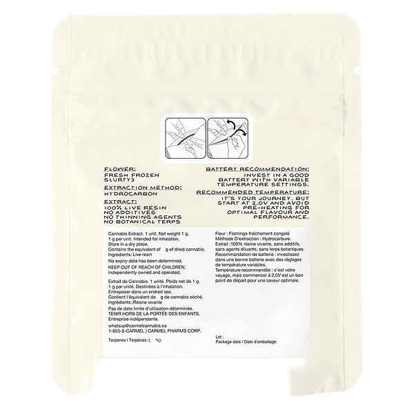 Carmel - Slurty3 Pure Live Resin 510 Thread Cartridge