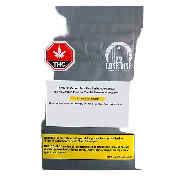 Lune Rise Farms - Farmers' Market Pure Live Resin AIO Max 80+