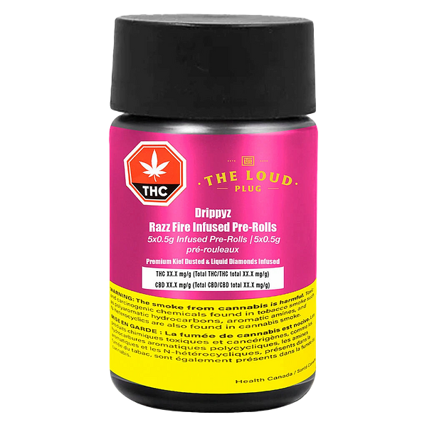 The Loud Plug - Drippyz Razz Fire Infused Pre Roll