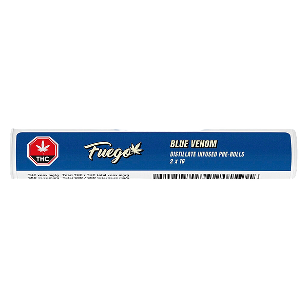 Fuego - Blue Venom Distillate Infused Pre Roll