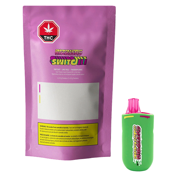 RIZZLERS - Switchit Lime Frizz + Passion Plunge All In One Vape