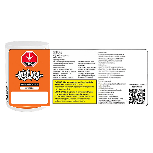 High Key - Tangerine Punch Live Resin