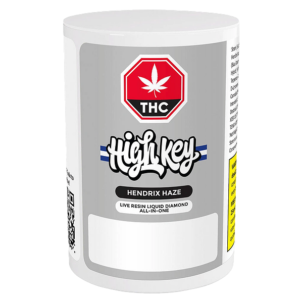High Key - Hendrix Haze Live Resin Liquid Diamond AIO Vape