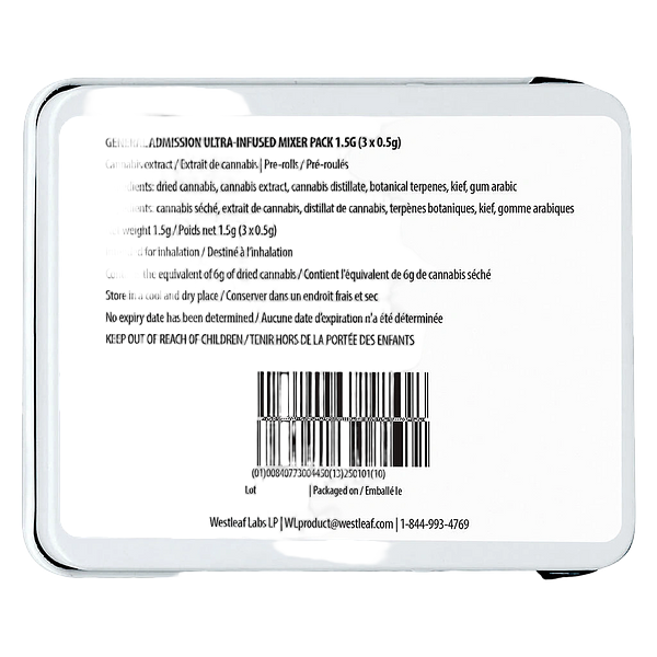 General Admission - Mixer Pack Diamond Infused Pre Roll