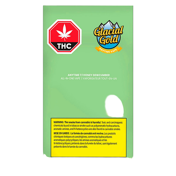 Glacial Gold - Anytime 1:1 Honey Dewcumber All In One Vape